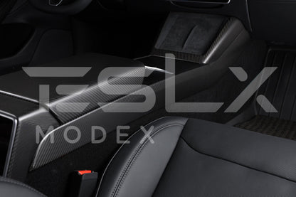 2020-23 Tesla Model 3 & 20-25Y Carbon Fiber Interior Center Console Shift Sides