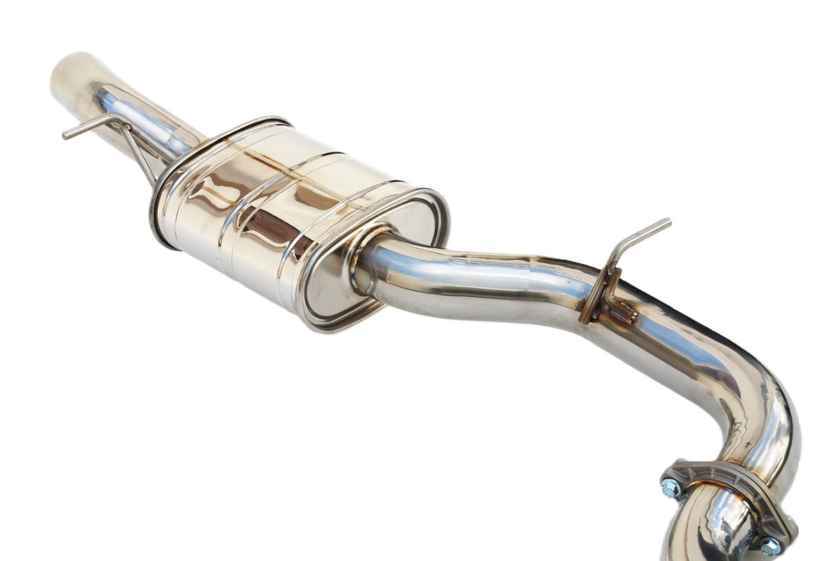 Invidia 14-16 VW Golf-R Q300 Quad Oval Titanium tip Cat-back Exhaust