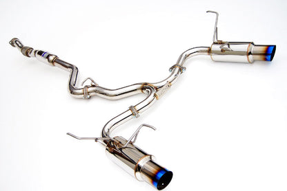 Invidia 15-21 Subaru WRX/STI Sedan Dual N1 Titanium tip Cat-back Exhaust