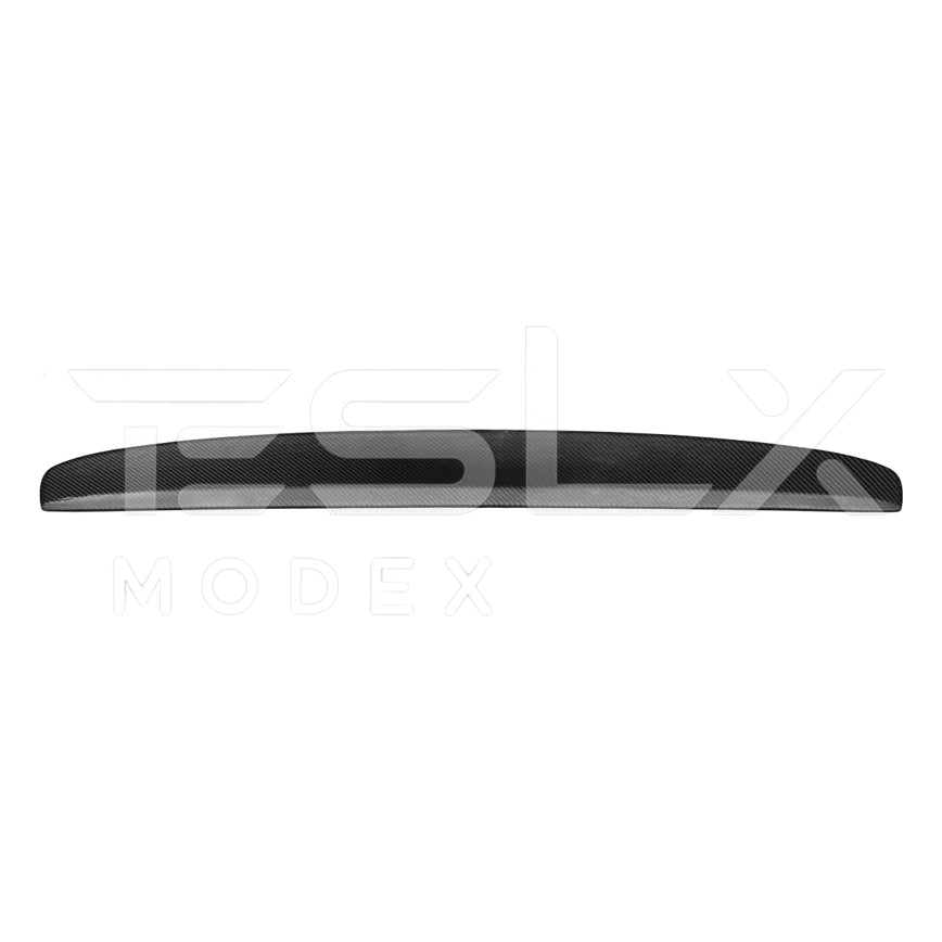 2024-Up Tesla Model 3, 2025-Up Model Y Carbon Fiber Interior Front Dashboard Cover - VENT-805-BKCF