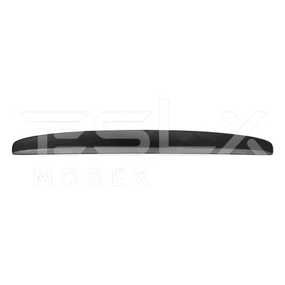 2024-Up Tesla Model 3, 2025-Up Model Y Carbon Fiber Interior Front Dashboard Cover - VENT-805-BKCF