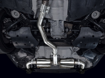 AWE Touring Edition Axle Back Exhaust for BMW G2X 330i/430i - Diamond Black