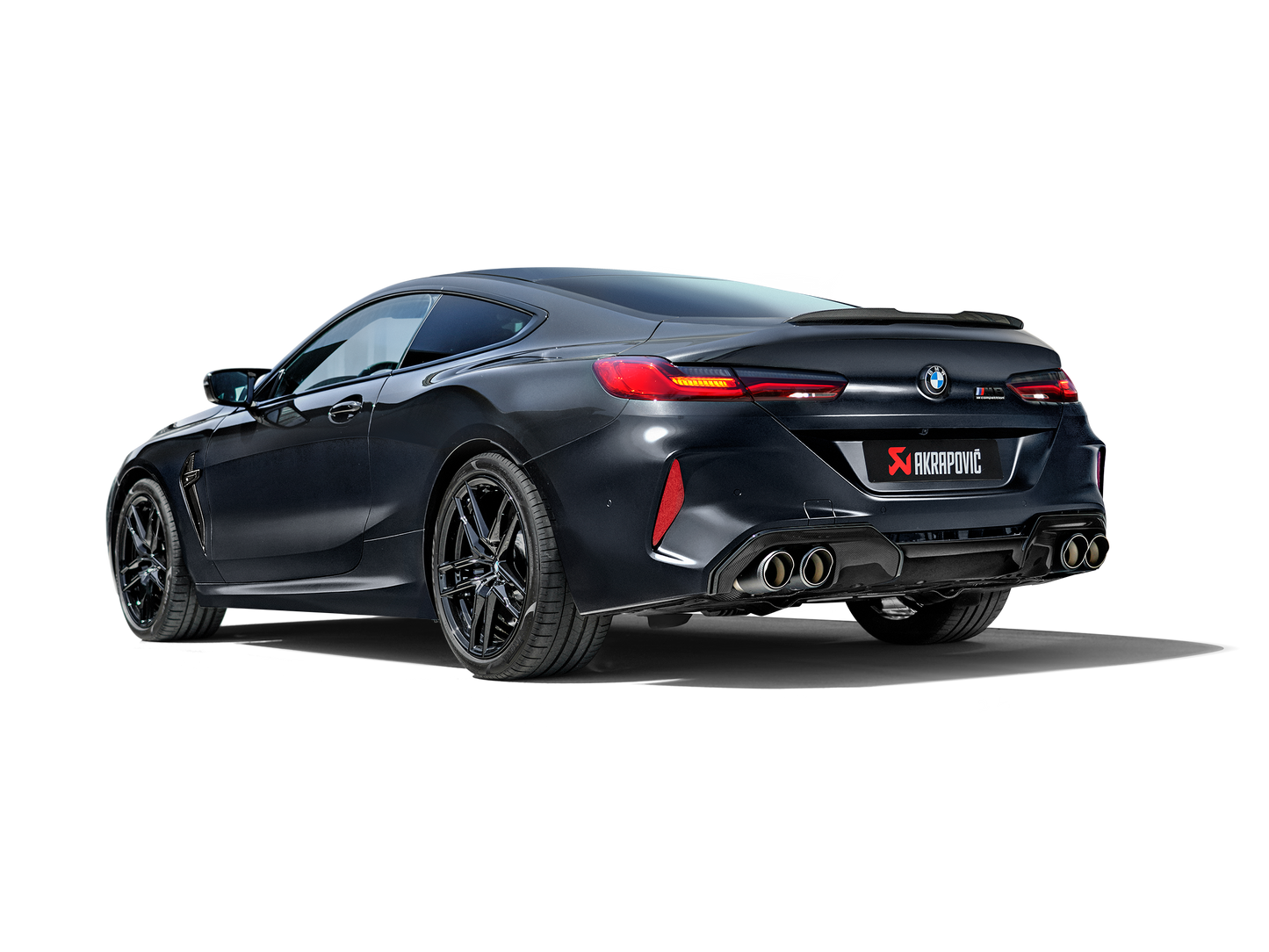 Akrapovic 2020-2024 BMW M8/M8 Competition (F91/F92) Evolution Line Cat Back (Titanium) w/Carbon Tips