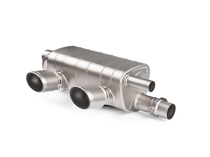 Akrapovic 16-17 Porsche 911 Carrera S/4/4S/GTS (991.2) Slip-On Line (Titanium) w/ Titanium Tips