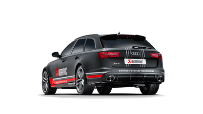 Akrapovic Audi C7 RS6 Avant Evolution Exhaust System w/ Carbon Tips (Titanium)