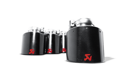 Tail pipe set (Carbon,dia 125 mm)