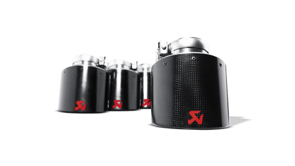 Akrapovic 08-17 Nissan GT-R Slip-On Line (Titanium) w/ Carbon Tips