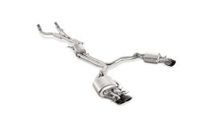 Akrapovic Audi C7 RS6 Avant Evolution Exhaust System w/ Carbon Tips (Titanium)