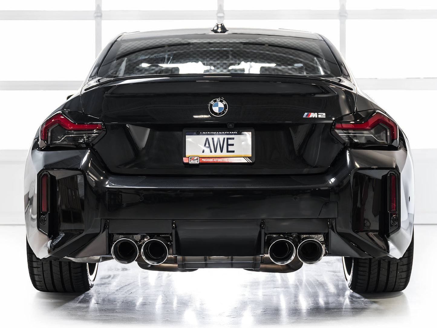 AWE SwitchPath™ Exhaust for BMW G87 M2 - Chrome Silver Tips