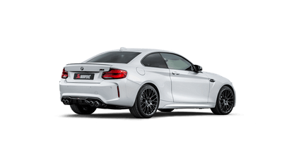 Akrapovic 2018+ BMW M2 Competition/M2 CS (F87N) Slip-On Line (Titanium) w/Carbon Fiber Tips