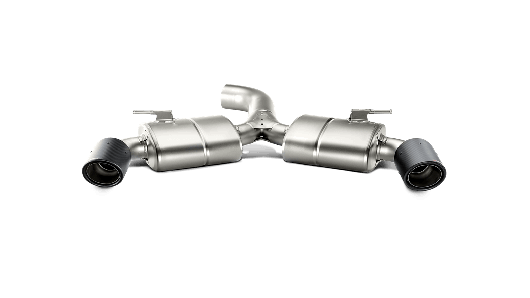 Akrapovic Golf GTI MK7 FL (169kW) Slip-On Race Exhaust System w/ Carbon Tail Pipe Set (Titanium)