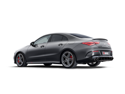 Akrapovic 2024+ Mercedes-AMG CLA 45 / CLA 45 S (C118/x118) Evo Line Cat Back (Titanium) w/ CF Tips