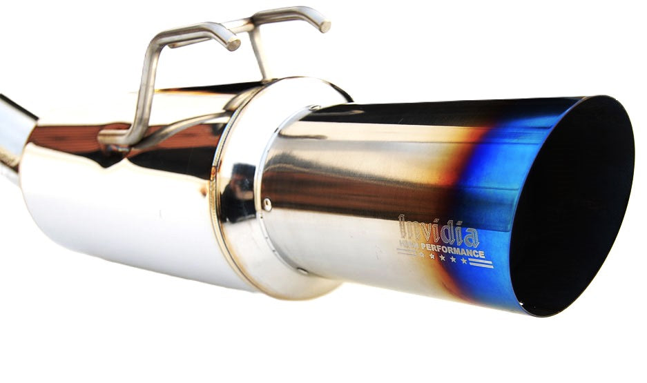 Invidia 12-16 Honda Civic Si Coupe N1 76mm Titanium tip Cat-back Exhaust