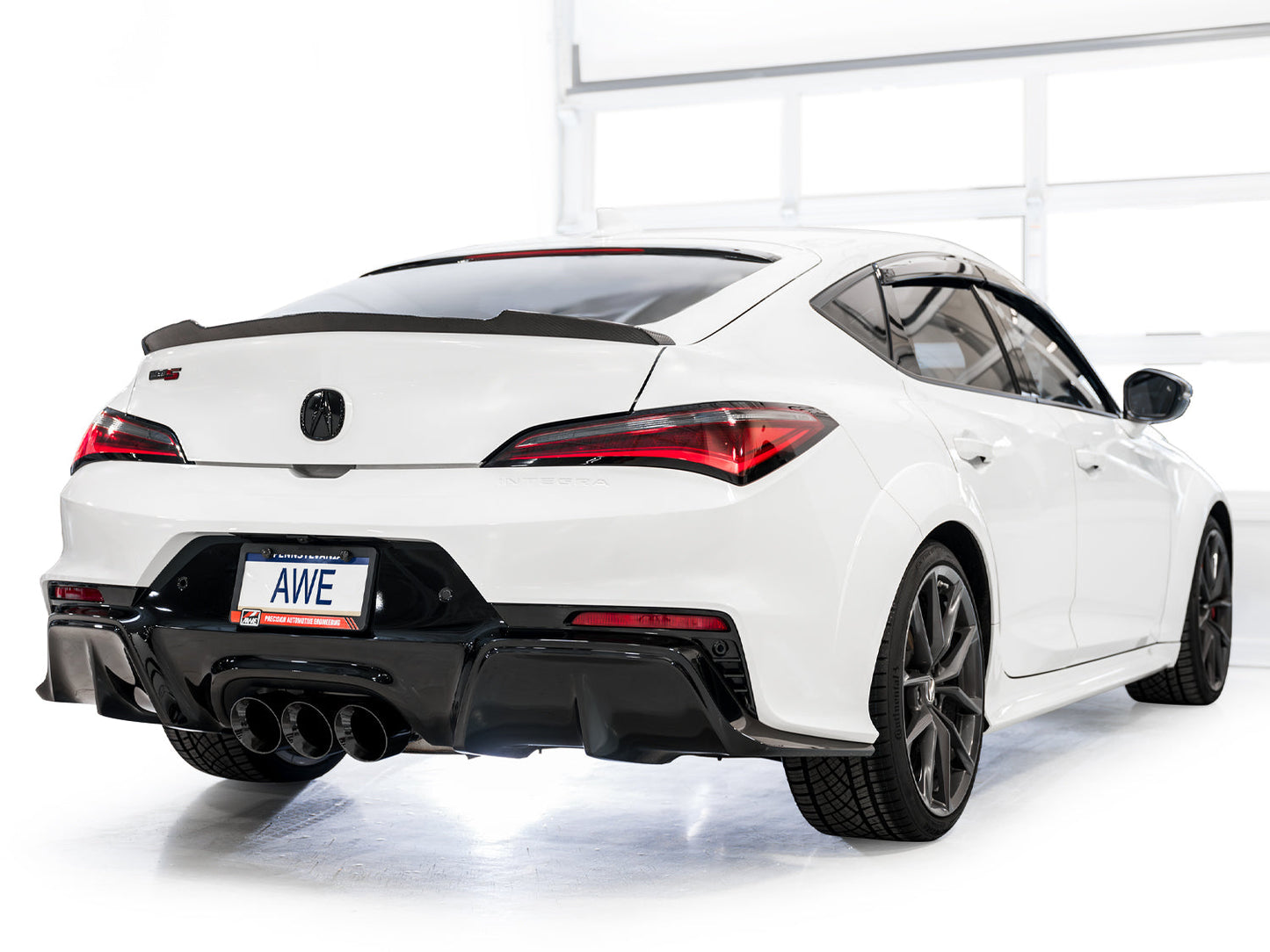 AWE Track Edition Exhaust for DE5 Integra Type-S - Triple Diamond Black Tips