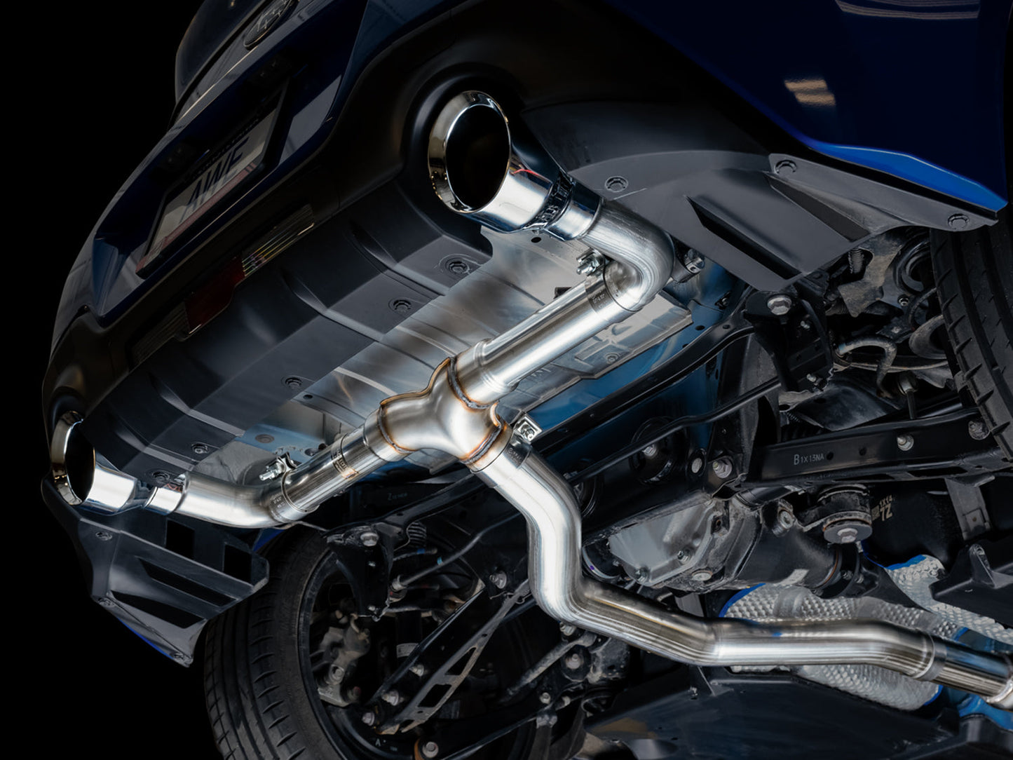 AWE Track Edition Exhaust for Subaru BRZ / Toyota GR86 / Toyota 86 / Scion FR-S - Chrome Silver Tips