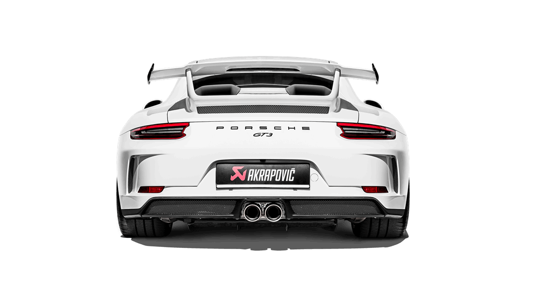 Akrapovic 991.2 / 911 GT3 Slip-On Exhaust System with Tail Pipe Set (Titanium)
