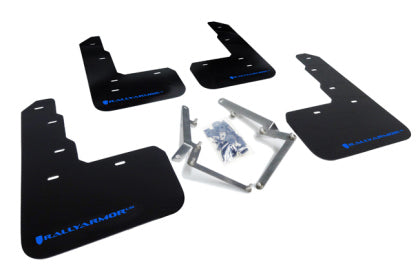 Rally Armor 17-21 Honda Civic Type R Black UR Mud Flap w/Blue Logo