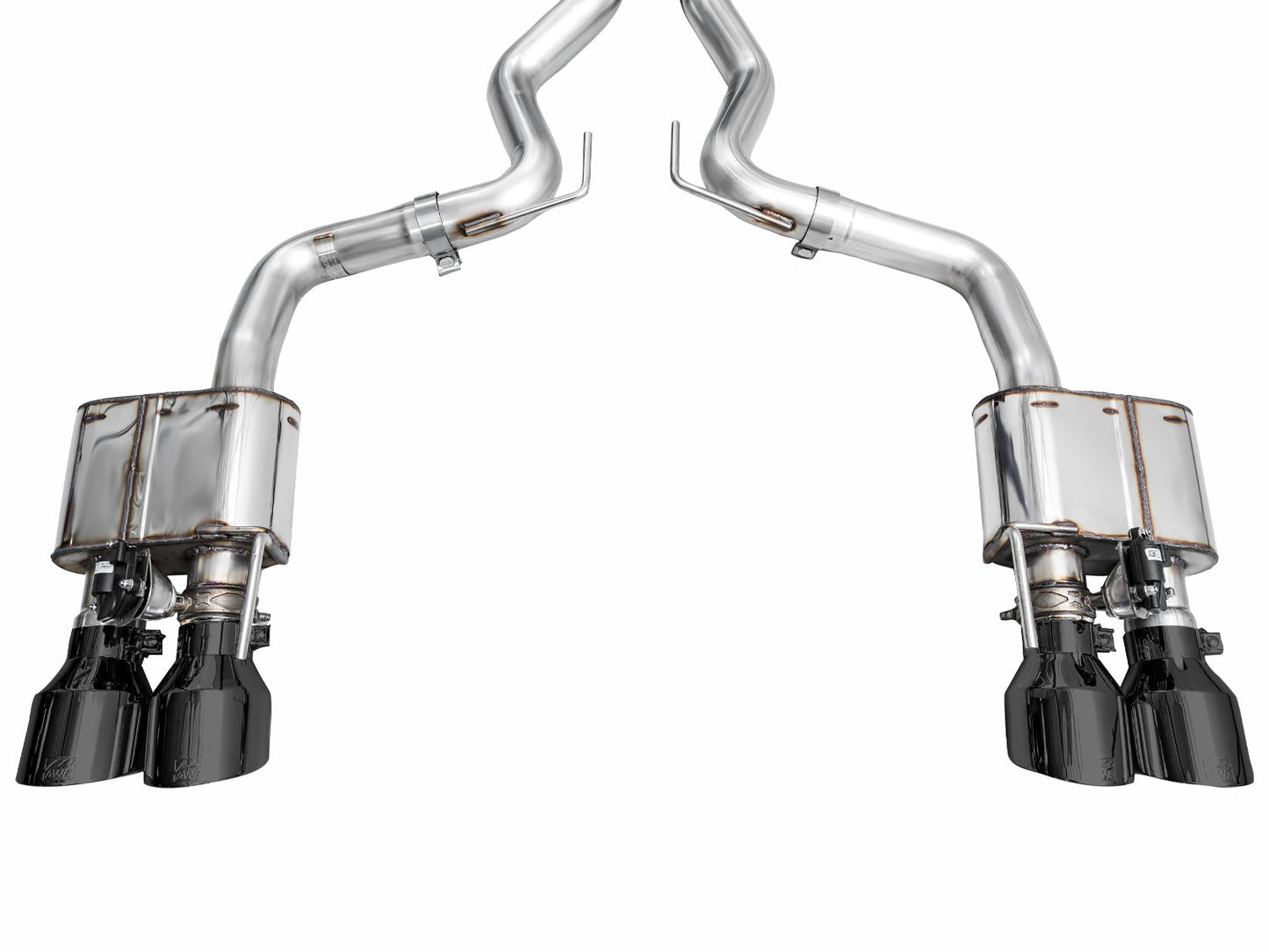 AWE SwitchPath™ Exhaust for S650 Ford Mustang Dark Horse - Quad Diamond Black Tips