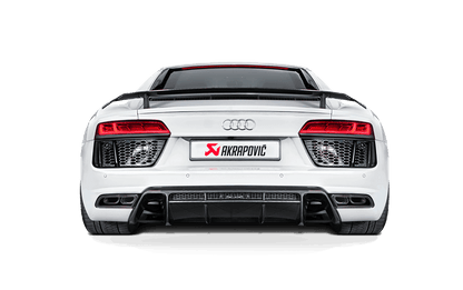 AKRAPOVIČ SLIP-ON LINE TITANIUM EXHAUST SYSTEM: 2016–2018 AUDI R8 COUPÉ/SPYDER