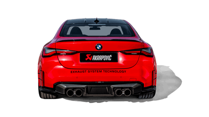 Akrapovic 21-22 BMW M3 (G80) / M4 (G82, G83) Rear Carbon Fiber Diffuser - High Gloss Black