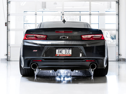 AWE Touring Edition Axle-back Exhaust for Gen6 Camaro SS / LT1 - Chrome Silver Tips (Dual Outlet)