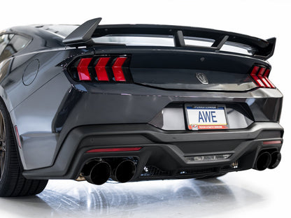 AWE SwitchPath™ Exhaust for S650 Ford Mustang Dark Horse - Quad Diamond Black Tips