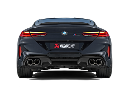 Akrapovic 2020-2024 BMW M8/M8 Competition (F91/F92) Evolution Line Cat Back (Titanium) w/Carbon Tips