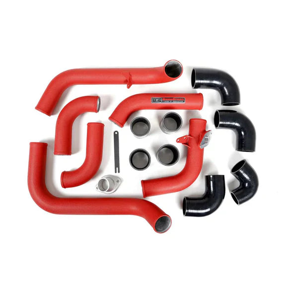 Grimmspeed Front Mount Intercooler Kit Inc. Red Piping For Subaru 08-14 WRX