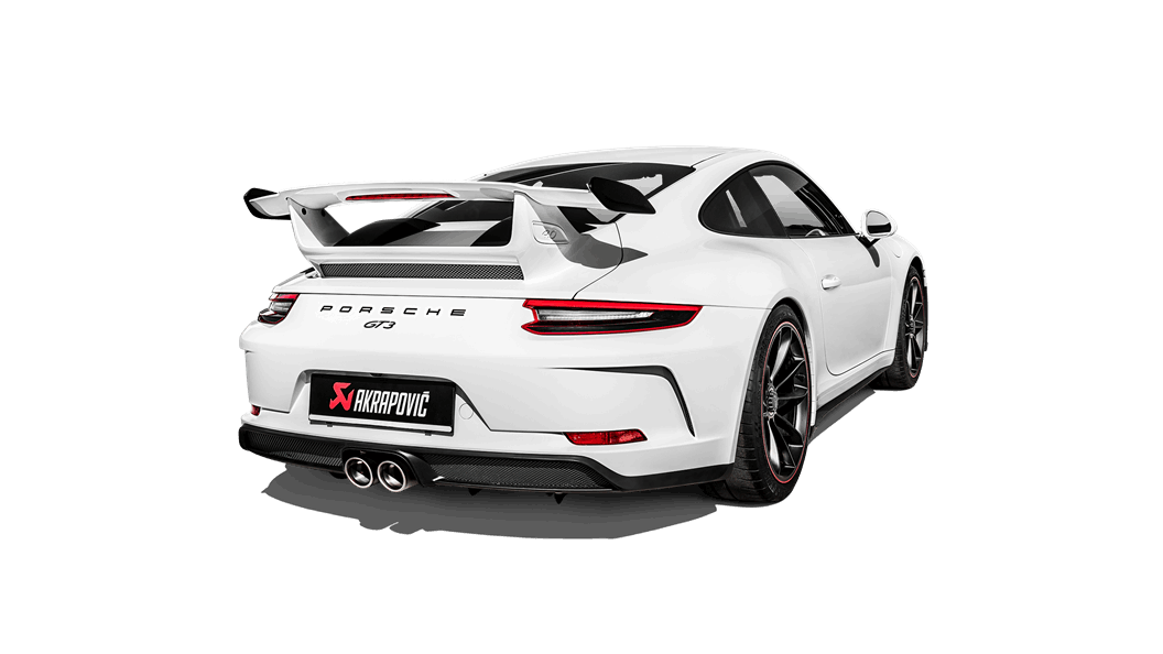 Akrapovic 991.2 / 911 GT3 / GT3 RS Slip-On Race Line with Tail Pipe Set (Titanium)