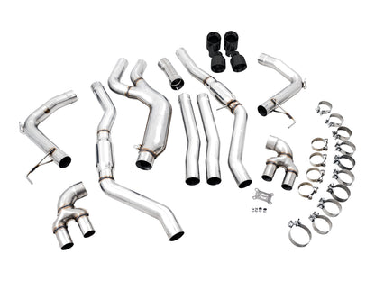AWE Track Edition Exhaust for G2X M340i / M440i - Diamond Black Tips