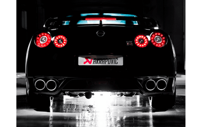 Akrapovic 08-17 Nissan GT-R Slip-On Line (Titanium) (Req. Tips)