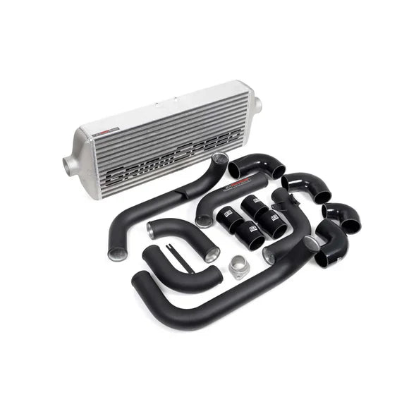 Grimmspeed Front Mount Intercooler Kit Inc. Black Piping For Subaru 08-14 WRX