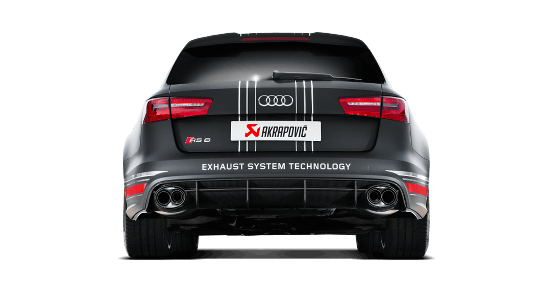 Akrapovic Audi C7 RS6 Avant Evolution Exhaust System w/ Carbon Tips (Titanium)
