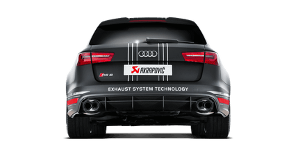 Akrapovic Audi C7 RS6 Avant Evolution Exhaust System w/ Carbon Tips (Titanium)
