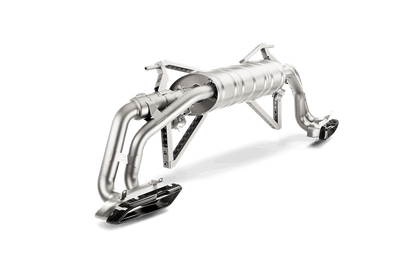 AKRAPOVIČ SLIP-ON LINE TITANIUM EXHAUST SYSTEM: 2016–2018 AUDI R8 COUPÉ/SPYDER