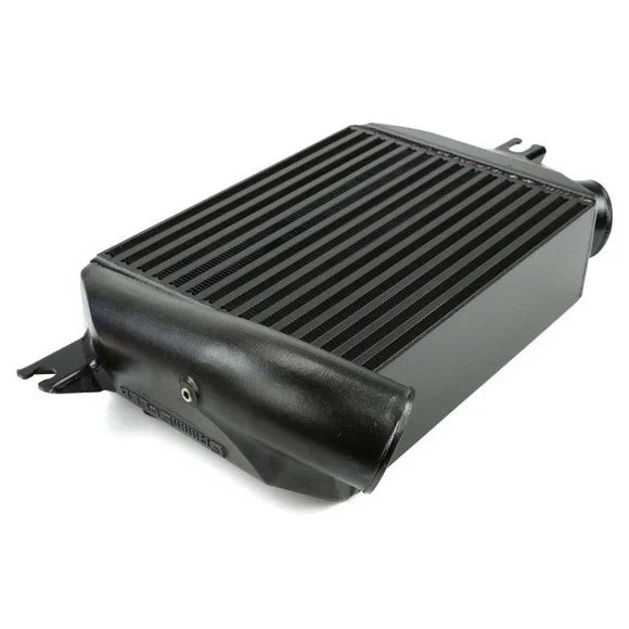 Grimmspeed Top Mount Intercooler Kit Inc. Splitter Thermal Dispersant Black For 15-21 WRX
