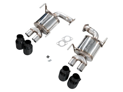 AWE Touring Edition Axleback Exhaust for VB Subaru WRX - Diamond Black Tips