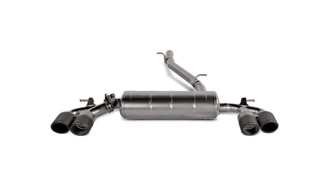 Akrapovic 2021+ Audi S3 Sedan (8Y) Evolution Line Cat Back (Titanium) w/Carbon Tips