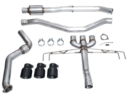 AWE Track Edition Exhaust for DE5 Integra Type-S - Triple Diamond Black Tips