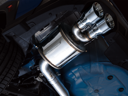 AWE Touring Edition Exhaust for VB Subaru WRX - Chrome Silver Tips