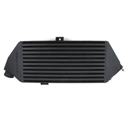 Grimmspeed Top Mount Intercooler Kit Inc. Splitter Thermal Dispersant Black For 08-14 WRX