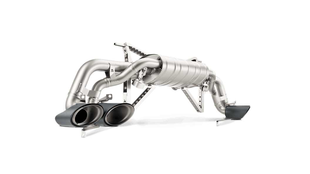 Akrapovic Huracan LP 610-4 Coupe / Spyder Slip-On Exhaust System w/ Carbon Tail Pipe Set (Titanium)