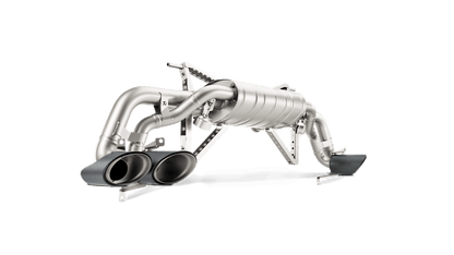 Akrapovic Huracan LP 610-4 Coupe / Spyder Slip-On Exhaust System w/ Carbon Tail Pipe Set (Titanium)