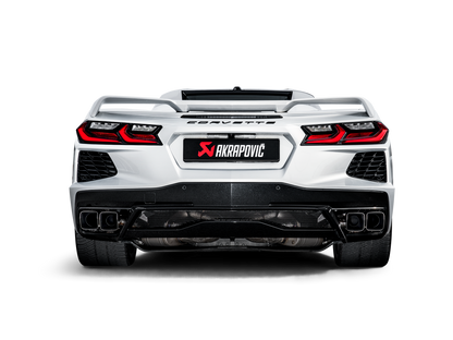 Akrapovic C8 Corvette Titanium Performance Exhaust - Slip-On Line