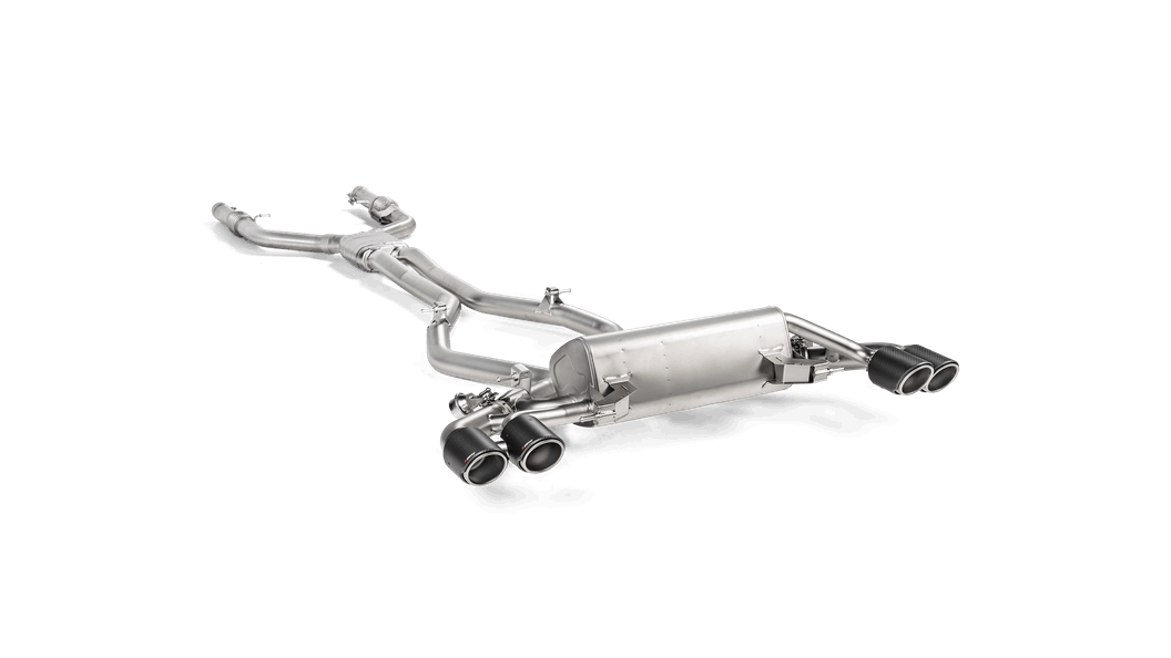 Akrapovic Alfa Romeo Giulia Quadrifoglio Evolution Exhaust System with Link Pipe Set  (Titanium)