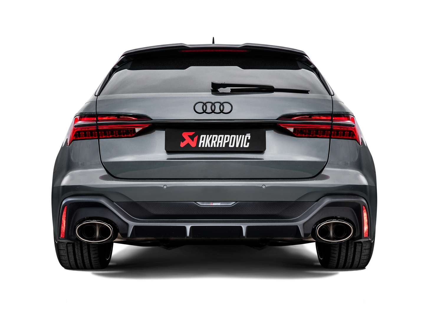 Akrapovic 2023 Audi RS6 Avant (C8) Evolution Line Cat Back (Titanium) (Req Link Pipe Set)