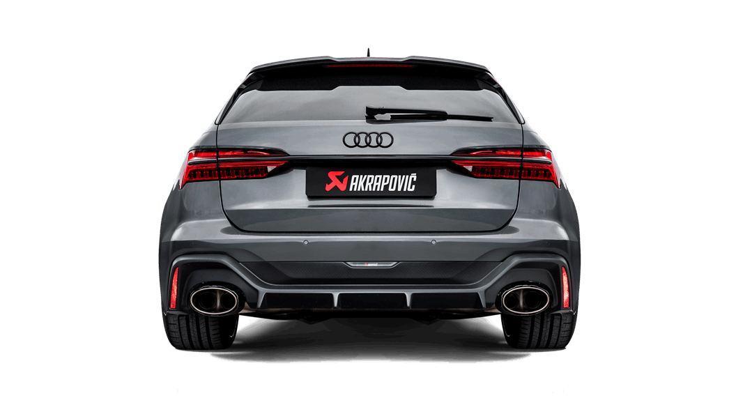 Akrapovic C8 RS6 / RS7 Carbon Rear Diffuser - Gloss