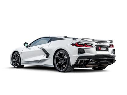 Akrapovic C8 Corvette Titanium Performance Exhaust - Slip-On Line