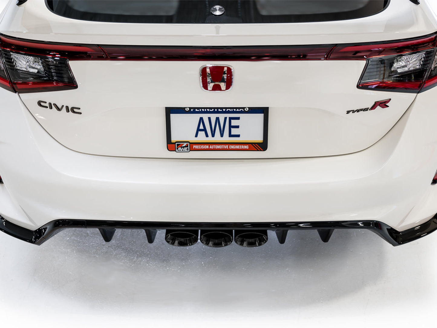 AWE Touring Edition Exhaust for FL5 Civic Type R - Triple Diamond Black Tips