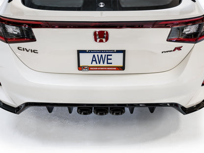 AWE Touring Edition Exhaust for FL5 Civic Type R - Triple Diamond Black Tips